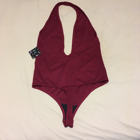 NWT Nasty Girl Deep V thong bodysuit *NEVER WORN* - Picture 3 of 4